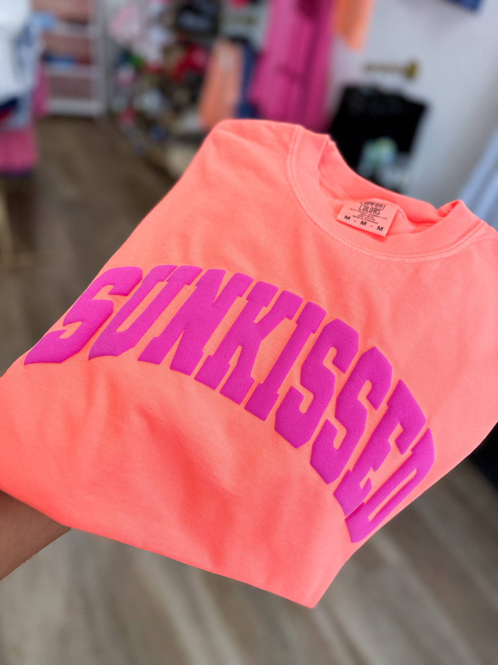 Sunkissed Tee - Pink/Orange: S