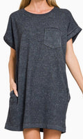 Premium Cotton Washed T-shirt dress
