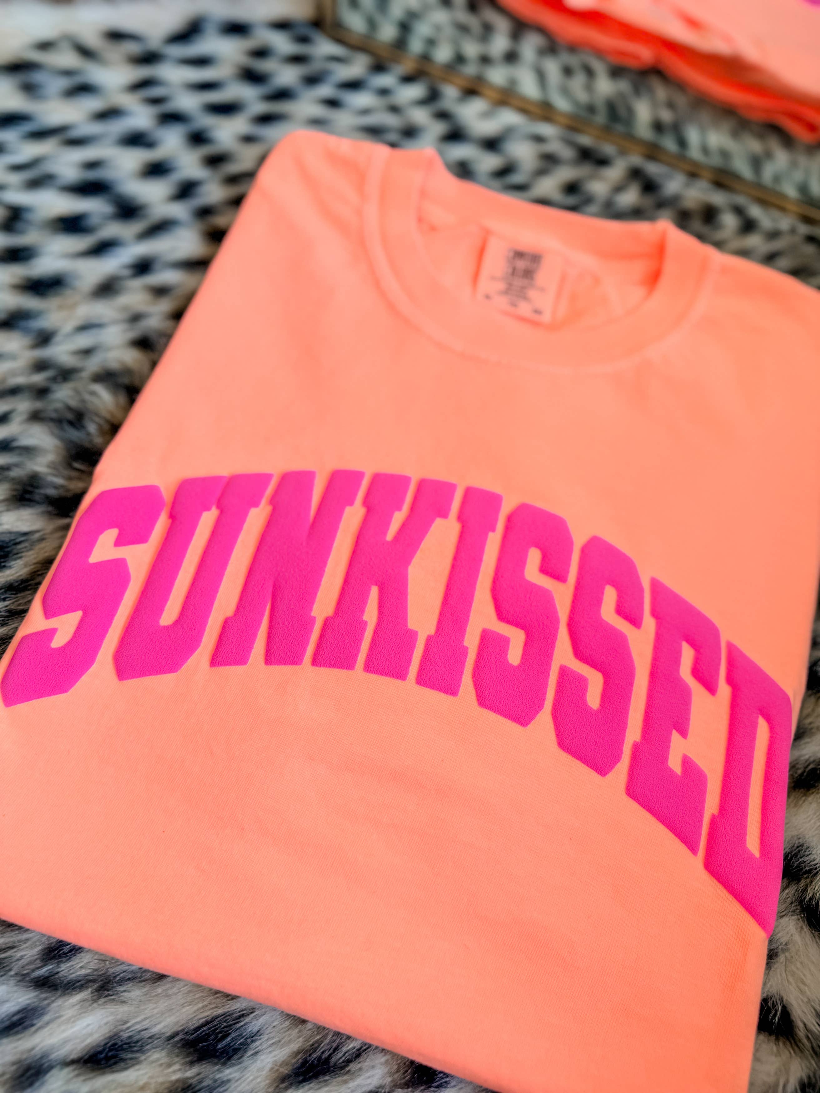 Sunkissed Tee - Pink/Orange: M