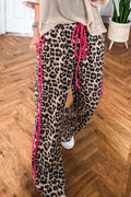 LDC Casual Shift Leopard Full-length High Waist Pants