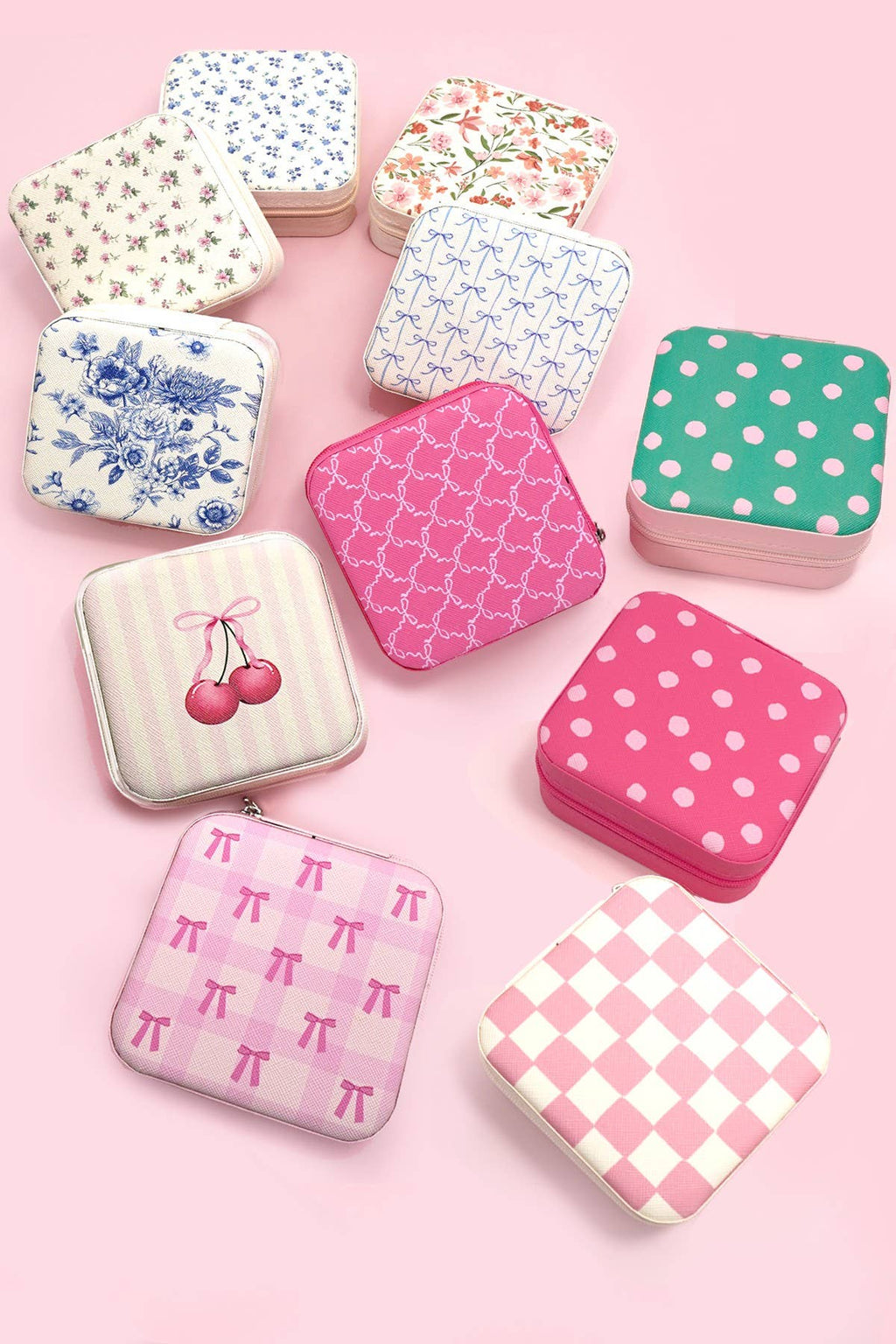 DESIGNED JEWELRY ORGANIZER TRAVEL BOX CASE