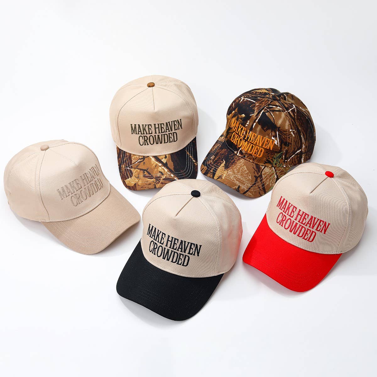 MAKE HEAVEN CROWDED BASEBALL CAP