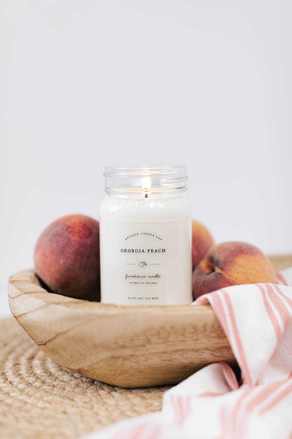 Georgia Peach - Soy Wax Candle: Case of 6